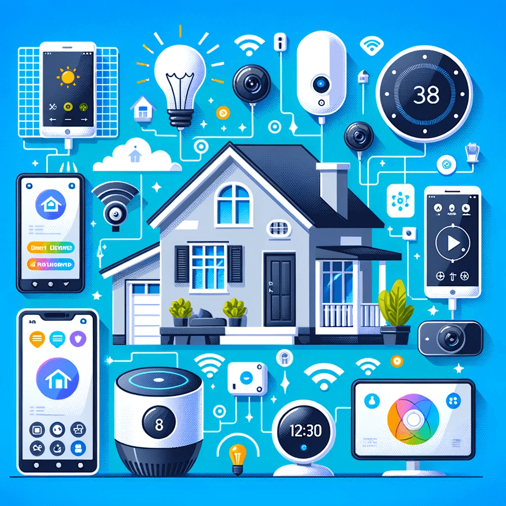 Smart Home automation illustration