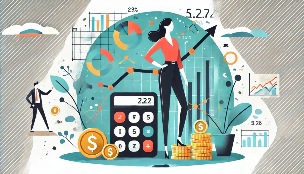 Illustration representing financial freedom