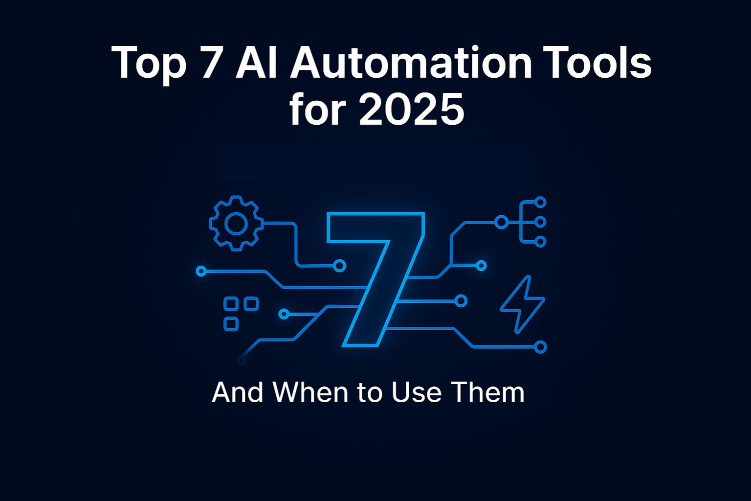 Top 7 AI Automation Tools for 2025 Featured Image